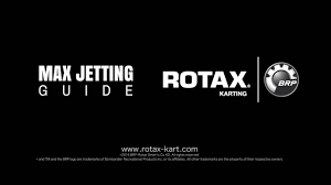 Rotax Max Jetting Guide App