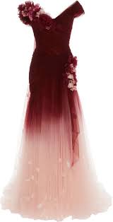Marchesa Off The Shoulder Ombre Dress Pretty Prom Dresses Ball Dresses Cute Prom Dresses