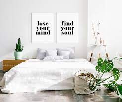 In this article we explore the design of an optimized feng shui bedroom and the positive effects it can have on you whole life experience. Lose Your Mind Find Your Soul Bedroom Decor Meditation Artwork Minimalist Decor Bedroom Wall Decor Living Room Wall Decor Bedroom Bedroom Art Above Bed