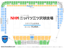 ニッパツ三ツ沢球技場 神奈川県 横浜市神奈川区 livewalker com 横浜 球技 スタジアム