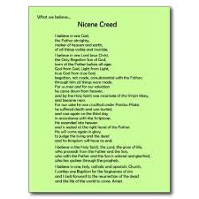 Nicene Creed Nicene Creed Creed Custom Postcards
