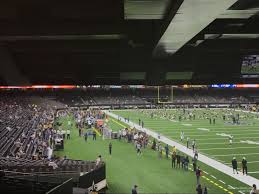 Superdome Section 107 New Orleans Saints Rateyourseats Com