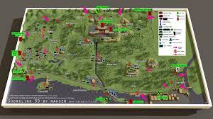 Mar 11, 2020 · escape from tarkov customs map guide: 3d Shoreline Map With Callouts Spawns Extracts Loot Scavs True North 4k Escapefromtarkov
