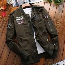 Click To Buy 2017 Spring New Design Military Style Jacket Men Plus Size Cotton Coat Ja Mens Military Style Jacket Mens Jackets Casual Jackets Men Fashion