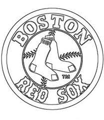 Hard pictures of baseball coloring pics and easy coloring. Red Sox Coloring Pages Boston Red Sox Logo Red Sox Logo Sports Coloring Pages