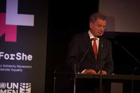Jun 04, 2021 · tasavallan presidentti sauli niinistö nosti perjantaiaamuna lipun mäntyniemen salkoon puolustusvoimain lippujuhlan päivän kunniaksi. His Excellency Sauli Niinisto President Of Finland Hosts Heforshe Second Anniversary At The Moma Heforshe