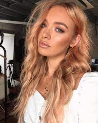 Pin By Angel Bo Bangel On Girl Strawberry Blonde Hair Color Blonde Hair Color Peach Hair