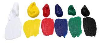 Acrylic Paint Set 6 X 75ml Primary