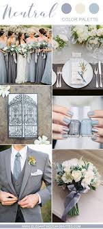 Black And Baby Blue Wedding Theme 10 Swoon Worthy Neutral Wedding Color Palette Ideas Elegantweddinginvites Com Blog Neutral Wedding Colors Grey Wedding Theme Blue Themed Wedding