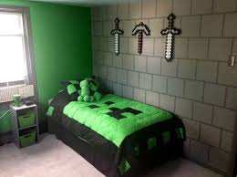 Home decorating is even more than a job; Decorating A Minecraft Themed Kids Room Lovetoknow Boys Minecraft Bedroom Minecraft Bedroom Decor Themed Kids Room