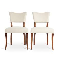 Molina Dining Chair With Arms Sandstone Linen Dark Wood Soho Home Dining Chairs Transitional Dining Chairs Vintage Dining Chairs