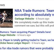 The thunder big man is going to be available on the trade market this offseason and oklahoma city does not want to keep the veteran big man, so they could look to offer incentive in order for a team to take him. How Fake Nba Trade Rumors Become News Sbnation Com