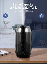 Elehot luftbefeuchter duftspender ultraschall led anzeige mit feuchtemonitor. Itvanila Ultraschall Luftbefeuchter 2 7l Ultra Leise Raumluftbefeuchter Fur Grossschlafzimmerbabys 30h Arbeitszeit Weiss Wassermangel Automatischer Abschaltschutz Schwarz Amazon De Kuche Haushalt