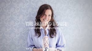 You can create a negative application by rolling through any wet material, plaster, paint, glaze, stain, etc. The Painted House Patterned Paint Rollers Walls Furniture Fabric Www The Painted House Co Uk Youtube