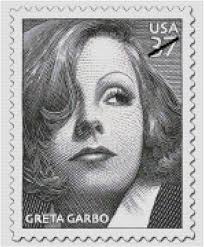 Greta Garbo USPS Postage Stamp Counted Cross Stitch Pattern