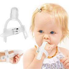 Buy Universalmart Thumb Sucking Silicone Thumb Sucking Stop Finger Guard Protector For 1 5 Years Baby Kids Online At Low Prices In India Amazon In