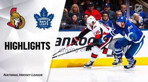 Anthony duclair scored two goals and craig anderson made 42 saves to help the senators spoil the maple leafs' chance to clinch a playoff spot. Nhl Highlights Senators Maple Leafs 2 1 20 Youtube