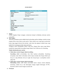 Check spelling or type a new query. Jobsheet Pelurusan Pewarnaan Rambut Pdf
