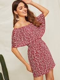 New Arrivals At Shein Shop Women S Dresses Tops Shoes Accessories Shein Com Fit Flare Dress Wrap Cami Dress Flare Dress
