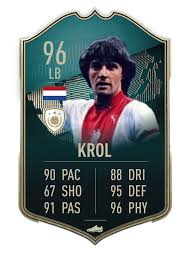 With ajax, he was part of some of the best clubteams european football has ever seen. Ruud Krol Pb Icon Card Fifacardcreators