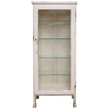 If you're planning a farmhouse bathroom, installing a vintage medicine cabinet is a great way to add farmhouse charm. Vintage Hungarian Wood And Glass Medicine Cabinet 1930s At 1stdibs