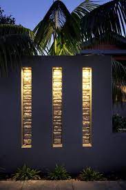Feature Walls Pillars The Garden Light Company Photo Gallery Landscape Lighting Design Backyard Lighting Fence Lighting