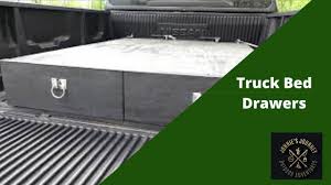 This diy truck bed storage project makes two big drawers and then adds a number of compartments to keep things tidy within each. Truck Bed Drawers Diy Youtube