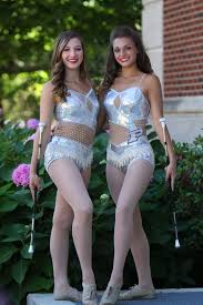 Purdue Silver Twins Golden Girls Majorette Sport Wear