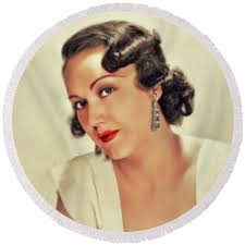 Fay Wray, Vintage Actress #4 Beach Towel