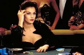 Jane seymour as solitaire inscription auto card upper deck james bond collection. Famke Janssen As Xenia Onatopp In Goldeneye Borg