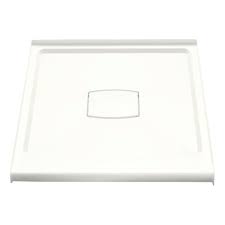 The selection of models that the buyers are offered is square, round, oval or triangular shape products. Kohler Archer 36 In X 36 In Single Threshold Shower Base With Center Drain And Removable Drain Cover In White K 9396 0 The Home Depot