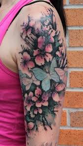 Explore cool japanese flower ink ideas with sleeves and samurais. 39 Cherry Blossom Sleeve Tattoos Ideas Sleeve Tattoos Tattoos Cherry Blossom