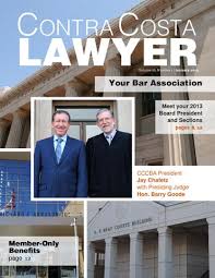 Contra Costa Lawyer January 2013 by CCCBA