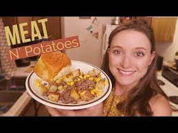 Dinner On A Dime Simple Meat N Potatoes Recipe Youtube Dog Food Recipes Meat Recipes For Dinner Potato Recipes