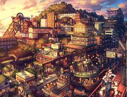 What is the best anime wallpaper? Hd Wallpaper Anime Landscape Cityscape People Japanese Architecture Shrine Wallpaper Flare