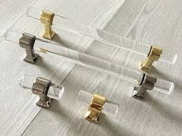 5 1 4 5 1 2 6 6 1 4 6 1 2 Acrylic Drawer Pull Handles Lucite Cabinet Pulls Glass Look Aroserambling Gold Silver 5 25 5 5 6 5 6 25 Drawer Pull Handles Acrylic Drawers Drawer Pulls