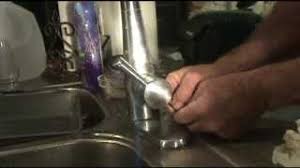 single handle kitchen faucet no water