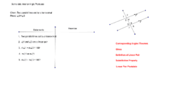 Angles and transversals study guide. Proofs Geogebra