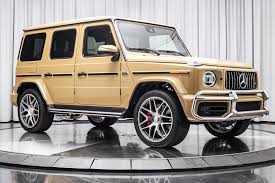 2019 Mercedes Benz G63 Amg Crafted With Designo Desertsand Exterior Paint And Designo Macchiato Beige And Black Nappa In Mercedes Benz Benz Mercedes G Class