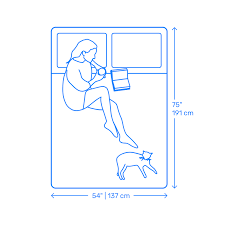 Size table of standard photos. Full Size Double Bed Dimensions Drawings Dimensions Com