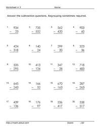 Practice 3 Digit Subtraction With These Free Math Worksheets Free Math Worksheets 3rd Grade Math Worksheets 2nd Grade Math Worksheets