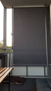 Balkon Sichtschutz Design Style Anthrazit Uni