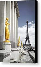 Eiffel Tower From Trocadero Canvas Print Canvas Art By Elena Elisseeva Eiffel Tower Tour Eiffel La Tour Eiffel