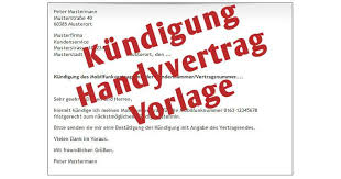 Je nach laufzeit kann die kündigungsfrist von handyverträgen variieren. Kundigung Handyvertrag Vorlage Download Freeware De