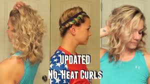Beachy Waves Curl Your Hair Without Heat No Heat Curls Easy Hair Tutorials Curly Hair Friar Tuck Ha Hair Without Heat Curls No Heat How To Curl Short Hair