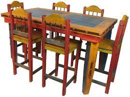 Pin By Carolyn Calhoun On Southwest Tall Dining Table Dining Table Setting Dining Table
