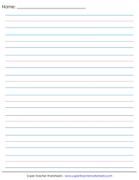 Printable primary paper with dotted lines, regular lined paper, and graph paper. Primary Paper Lined Paper Graph Paper