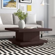 Oak wood with a centre glass platform the frame is brass, very solid and sturdy. Square Coffee Tables You Ll Love In 2021 Wayfair Ca