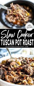 Incredible This Isn T Your Average Pot Roast Crock Pot Tuscan Pot Roast Is Hands Down One Of Our Favorite Slow Pot Roast Recipes Pot Roast Potted Beef Recipe