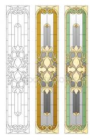 Vitray Desen Telifsiz Stok Vektorler Vitray Pencereler Mozaik Cam Paneller Vitray Tasarimlari
